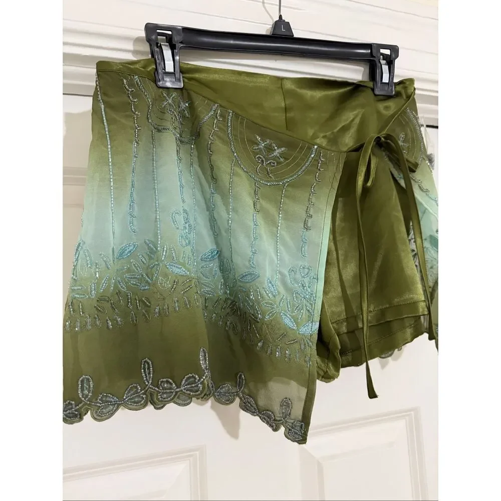 Free People Lala Beaded Skort